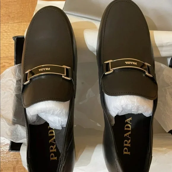 Shoes | Prada Men Shoes Brand New In Box Leather Black  display picture 1